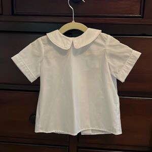 Peter Pan collar dress shirt
